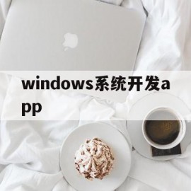 windows系统开发app(windows软件开发入门教程)