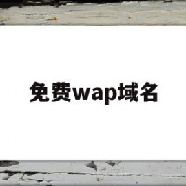 免费wap域名(免费https域名)