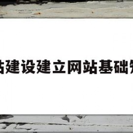 网站建设建立网站基础知识(网站建设建立网站基础知识有哪些)