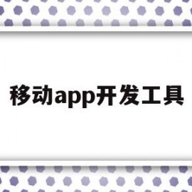 移动app开发工具(移动端app开发工具)