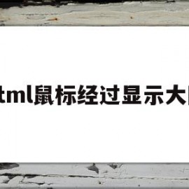 html鼠标经过显示大图(html中鼠标放上去图片变大)