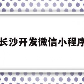 长沙开发微信小程序(长沙小程序开发销售工作)