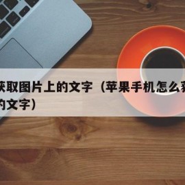 怎么获取图片上的文字（苹果手机怎么获取图片上的文字）