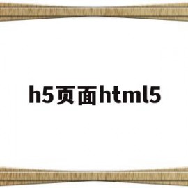 h5页面html5(移动商城touch版H5页面)