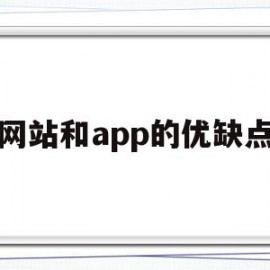 网站和app的优缺点(网站和app的优缺点是什么)