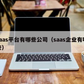 saas平台有哪些公司（saas企业有哪些）