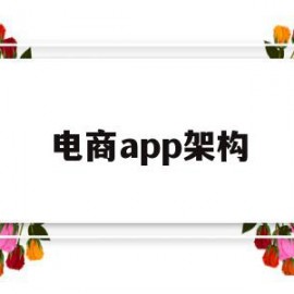 电商app架构(电商平台组织架构)