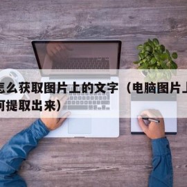 电脑怎么获取图片上的文字（电脑图片上的文字如何提取出来）