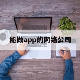 能做app的网络公司(app开发制作公司有哪些)