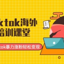 Tiktok海外掘金培训课堂：带你玩转Tiktok暴力涨粉轻松变现