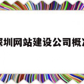 深圳网站建设公司概况(深圳网站建设公司概况图)