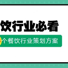 466个餐饮行业策划方案