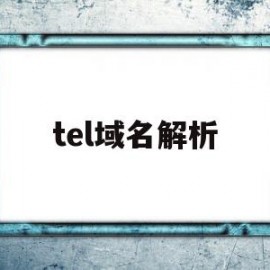 tel域名解析(域名解析ttl)