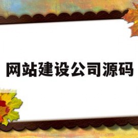 网站建设公司源码(网站制作公司源码)