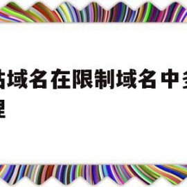 网站域名在限制域名中多久清理(网站域名在限制域名中多久清理一次记录)