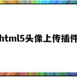 html5头像上传插件(头像上传用到的插件是哪个)