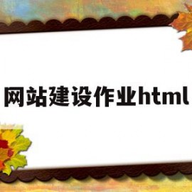 网站建设作业html(网站建设作业建立一个系统网站)