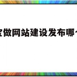 淘宝做网站建设发布哪个类目(淘宝做网站建设发布哪个类目最好)