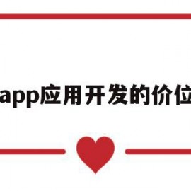 app应用开发的价位(app应用开发的价位有哪些)