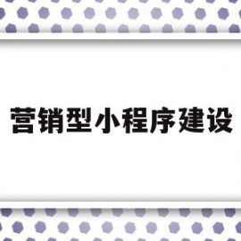 营销型小程序建设(营销型小程序建设目标)