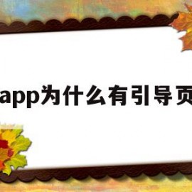 app为什么有引导页(app引导页和启动页的区别)