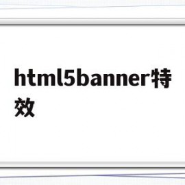 html5banner特效(html5从入门到精通pdf)