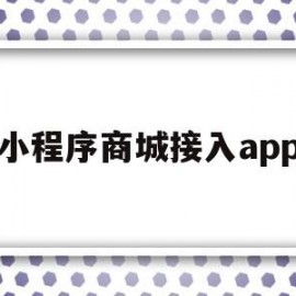 小程序商城接入app(小程序商城接入易宝支付卖的产品多久可以到账)