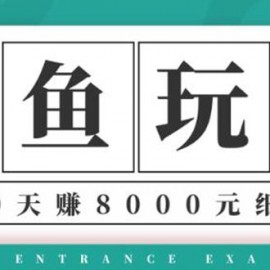 龟课·闲鱼项目玩法实战班第12期，操作10天左右利润有8000元细节玩法