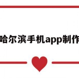 哈尔滨手机app制作(哈尔滨制作网站软件)