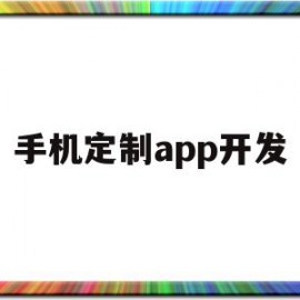 手机定制app开发(app定制开发优势是什么)