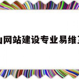 中山网站建设专业易维互联(中山市易合网络科技有限公司)