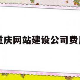 重庆网站建设公司费用(重庆1000元网站建设)