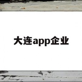 大连app企业(大连企业服务中心)