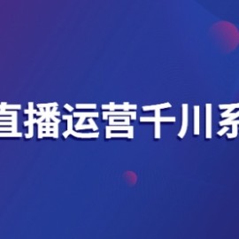 抖音直播运营千川系统课：直播运营规划、起号、主播培养、千川投放等