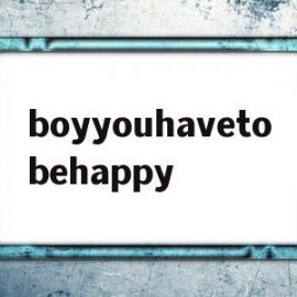 boyyouhavetobehappy的简单介绍