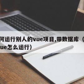 如何运行别人的vue项目,带数据库（appvue怎么运行）