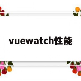 vuewatch性能(vue watch参数)