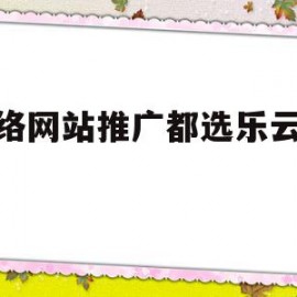 网络网站推广都选乐云seo(互联网推广价格十年乐云seo包成功)