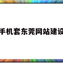 手机套东莞网站建设的简单介绍