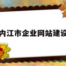 内江市企业网站建设(内江市企业网站建设管理办法)