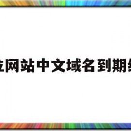 单位网站中文域名到期续费(公司中文域名到期说是要续费)