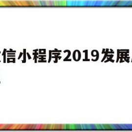 微信小程序2019发展历程(微信小程序2019发展历程图)