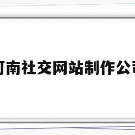 关于河南社交网站制作公司的信息