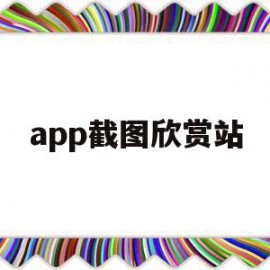 app截图欣赏站(截图工具app下载)