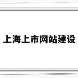 上海上市网站建设(上海上市公司互动平台)