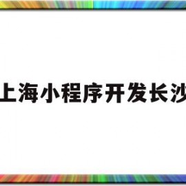 上海小程序开发长沙(上海小程序开发长沙公司)