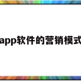 app软件的营销模式(app软件营销方式有哪些)