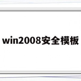 win2008安全模板(server2008r2安全模式)