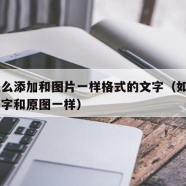 ps怎么添加和图片一样格式的文字（如何用ps加字和原图一样）