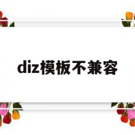 diz模板不兼容(本地模块不兼容)